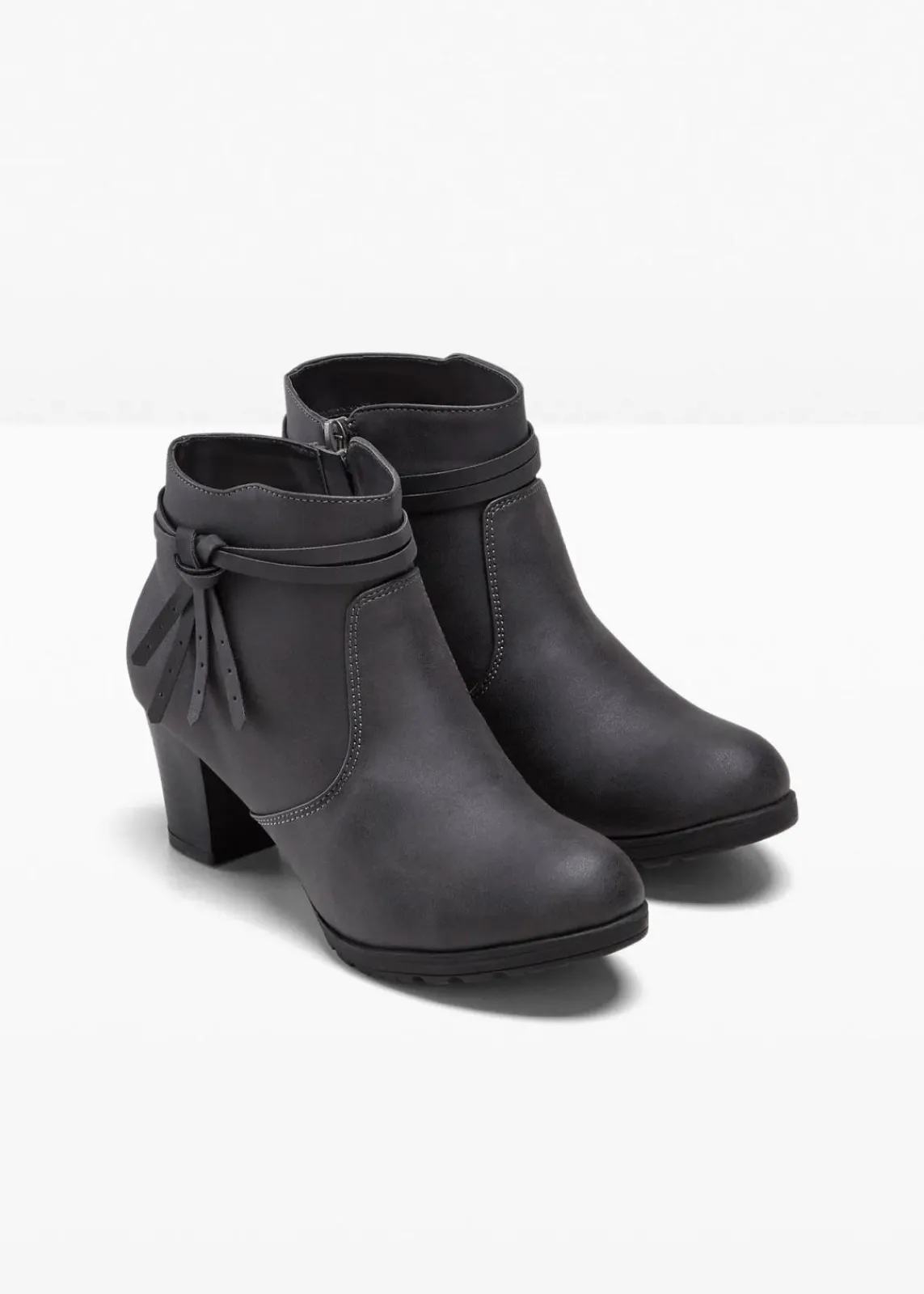 bonprix Komfortschuhe|Stiefeletten^Stiefeletten anthrazit