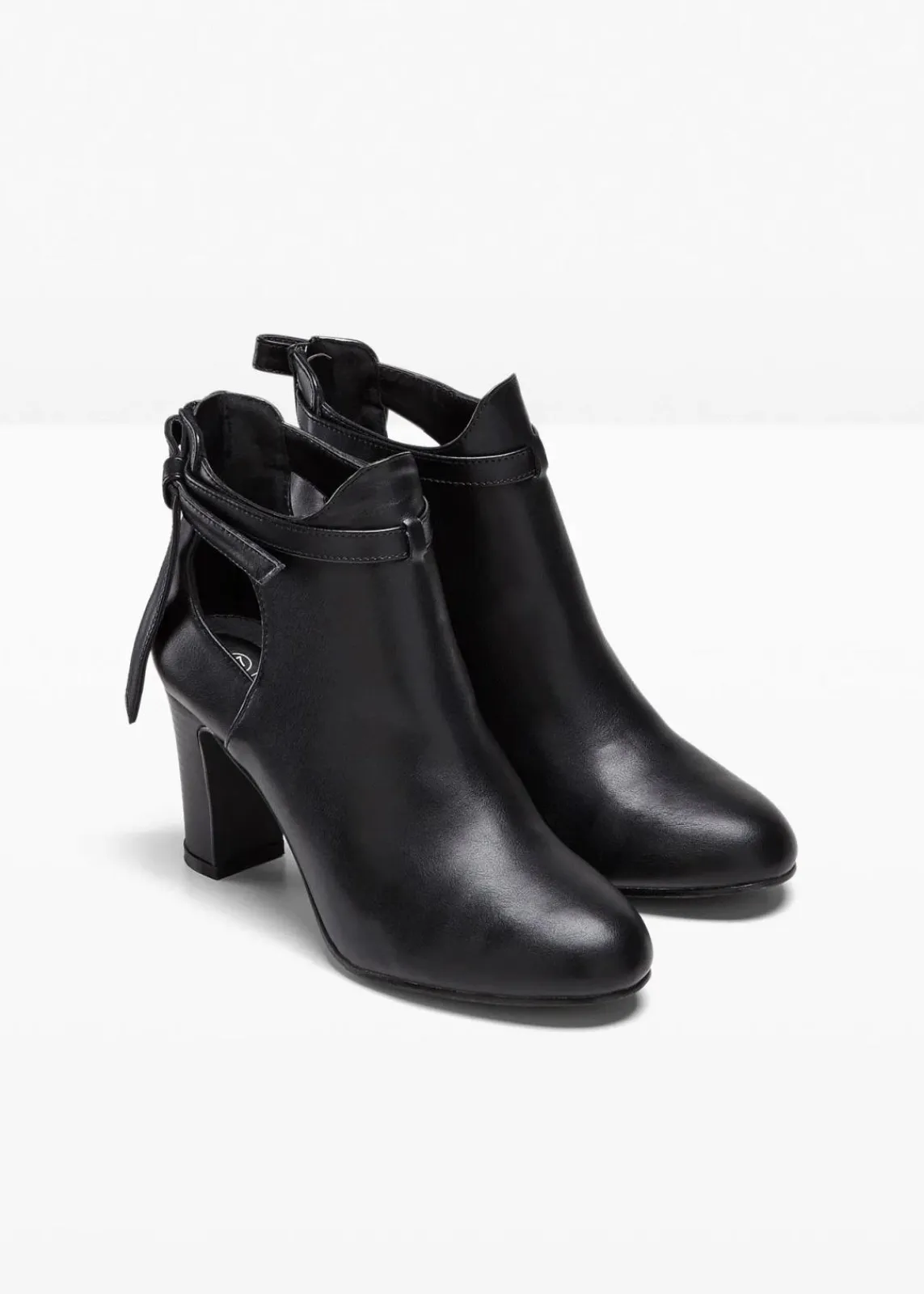 bonprix Stiefeletten^Stiefeletten mit Cut-Outs schwarz