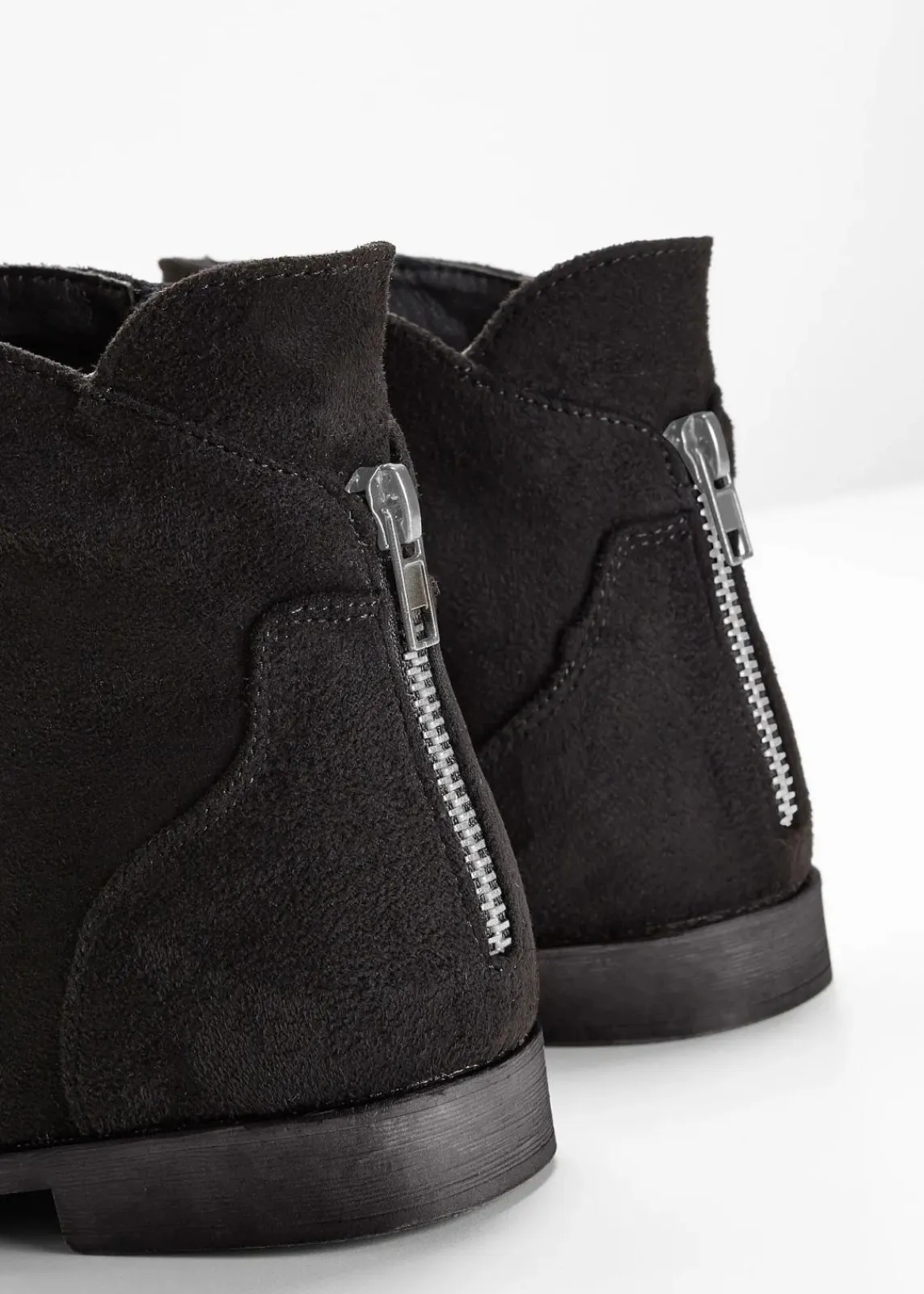 bonprix Stiefeletten|Schuhe & Accessoires In Spezialgrößen·Schuhe In Übergröße^Stiefeletten mit Raffung schwarz