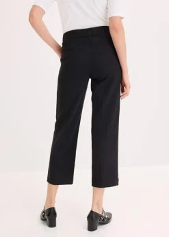 bonprix Hosen^3/4-Stifthose mit Schlitz schwarz