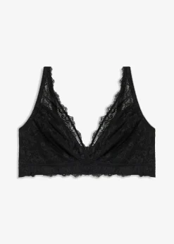 bonprix Bhs^Still-BH ohne Bügel mit Spitze schwarz