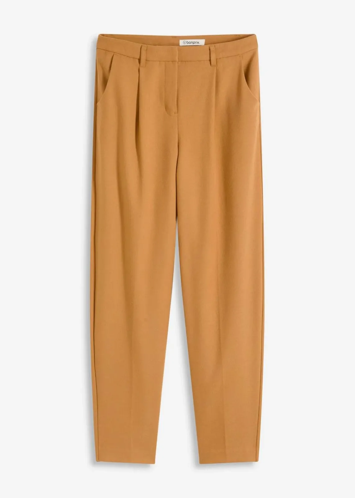 bonprix Hosen|Bekleidung·Kleider^Stoffhose im Barrelfit haselnuss