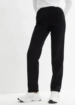 bonprix Bekleidung·Kleider|Hosen^Straight Jeans, Mid Waist (2er Pack) blau denim+schwarz
