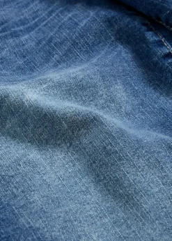bonprix Jeans|Bekleidung·Shirts & Tops^Straight Jeans, Mid Waist, Stretch blau denim