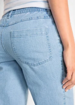 bonprix Jeans^Straight-Jeans (2er Pack) weiß+hellblau denim