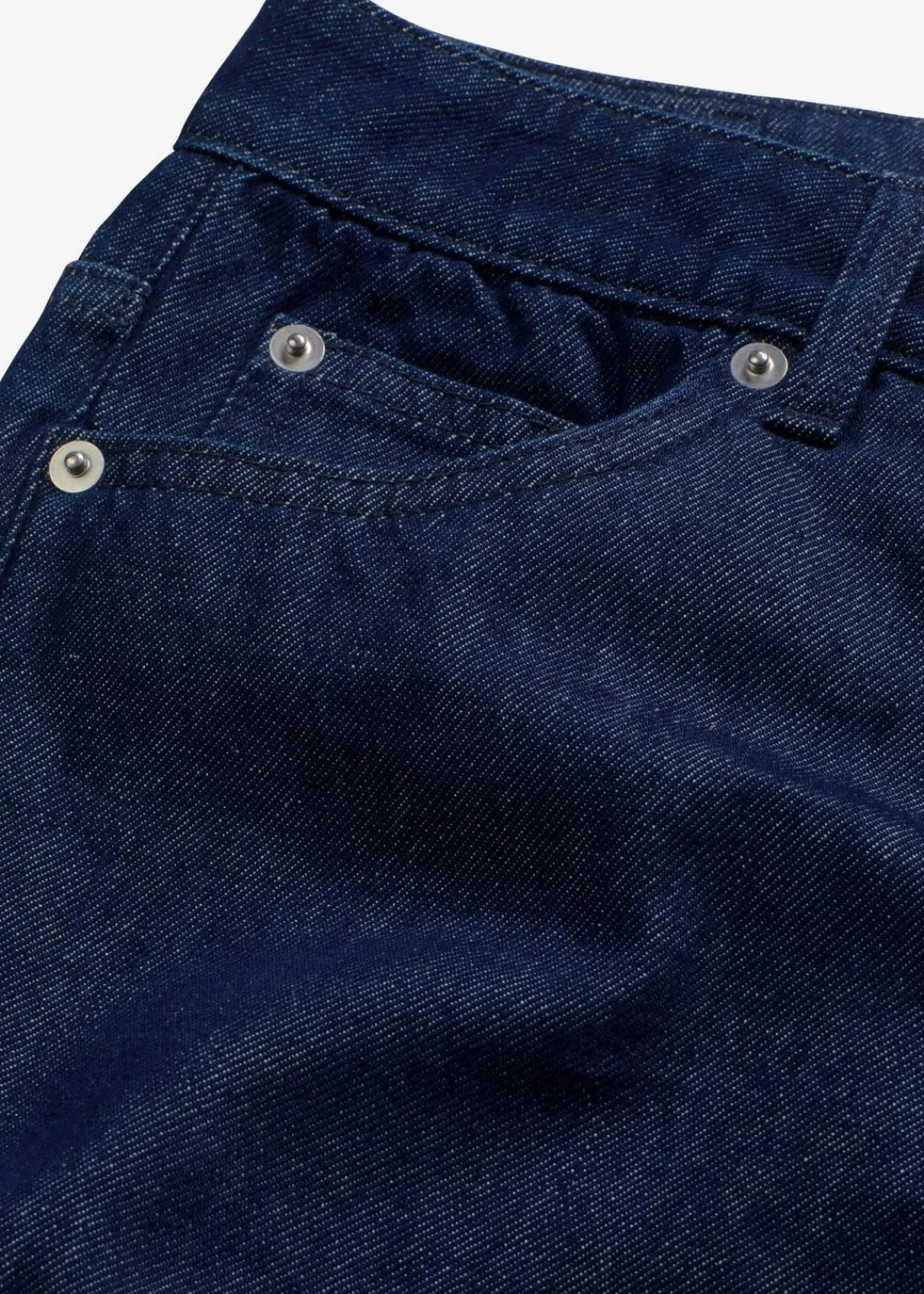 bonprix Bekleidung·Shirts & Tops|Jeans^Straight-Jeans Mid Waist tiefblau denim ungewaschen