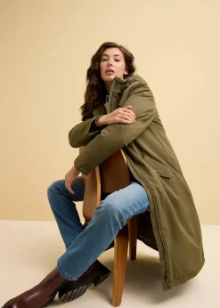 bonprix Kurzgrößen|Bekleidung·Shirts & Tops^Straight-Jeans Mid Waist, Thermo dunkelblau used