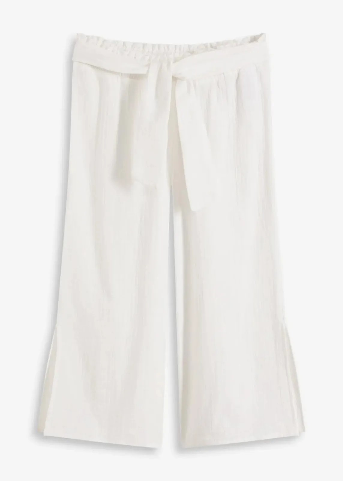 bonprix Hosen|Bekleidung·Kleider^Strand Musselin 3/4-Hose weiß