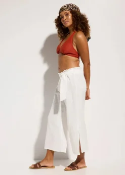 bonprix Hosen|Bekleidung·Kleider^Strand Musselin 3/4-Hose weiß