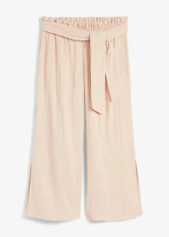bonprix Strandmode|Bademode·Strandmode^Strand Musselin 3/4-Hose kreidebeige