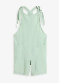 bonprix Strandmode|Bademode·Strandmode^Strandjumpsuit aus luftigem Musselin hellschilf