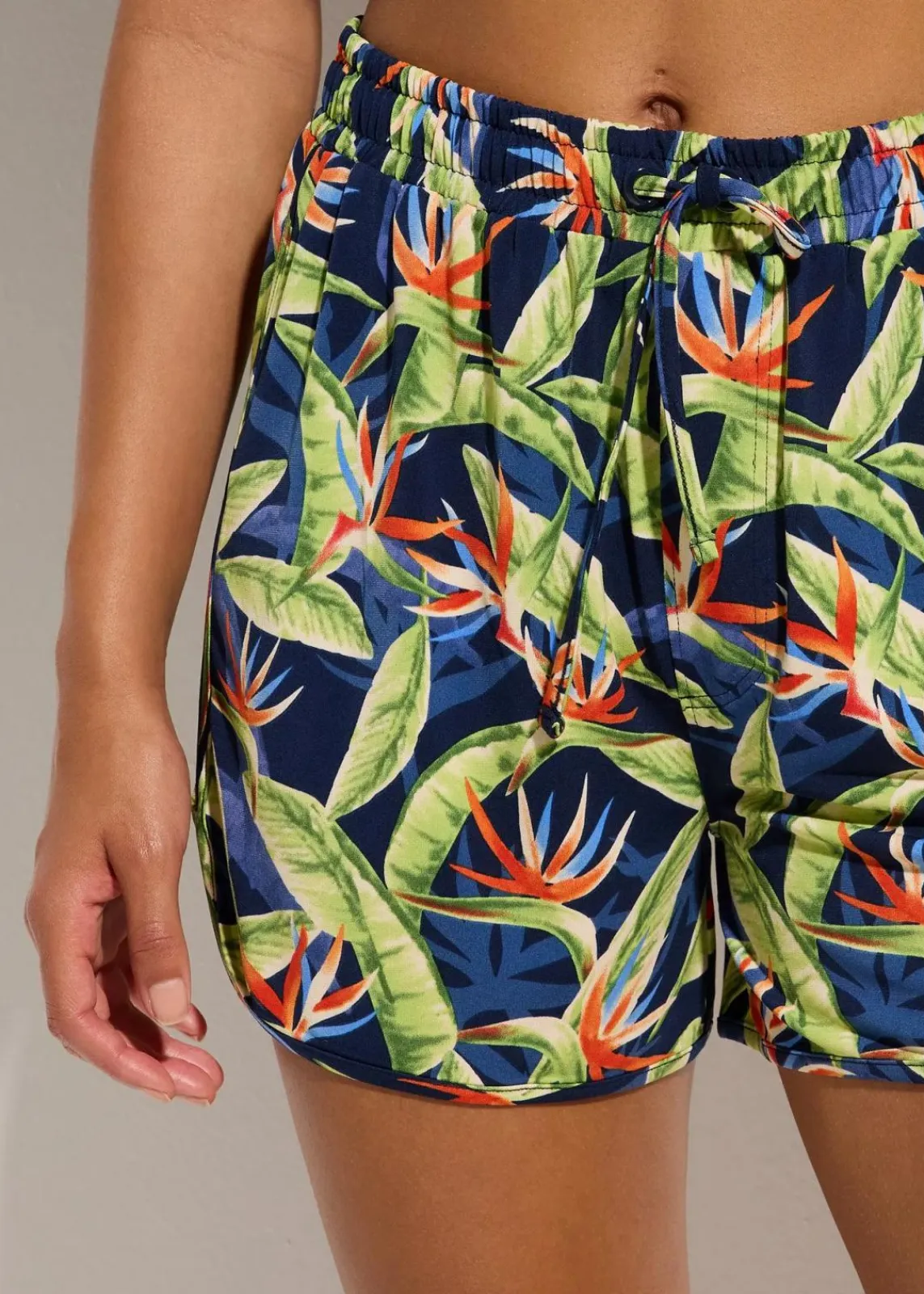 bonprix Mix & Match|Strandmode^Strandshorts dunkelblau floral