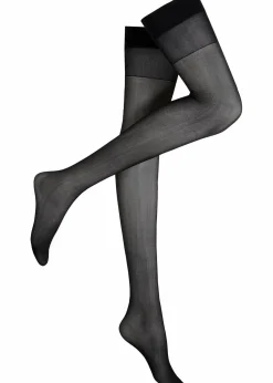 bonprix Wäsche·Socken & Strumpfhosen|Wäsche·Erotikwäsche^Strapsstrümpfe 20 den Satin Sheer schwarz