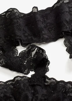bonprix Wäsche·Socken & Strumpfhosen|Wäsche·Erotikwäsche^Strapsstrümpfe mit Gürtel 20 DEN schwarz