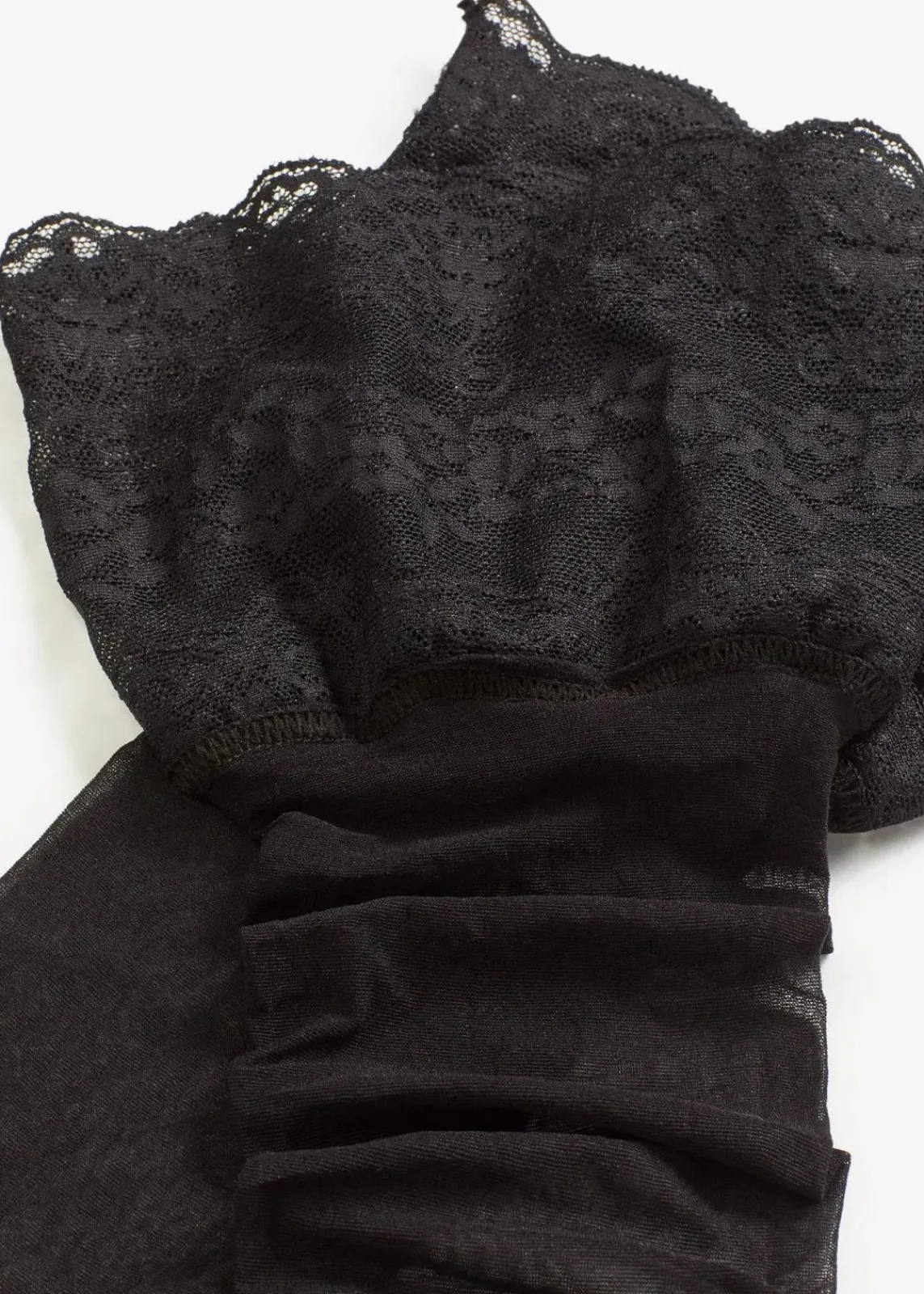 bonprix Wäsche·Socken & Strumpfhosen|Wäsche·Erotikwäsche^Strapsstrümpfe mit Spitze 20 DEN schwarz