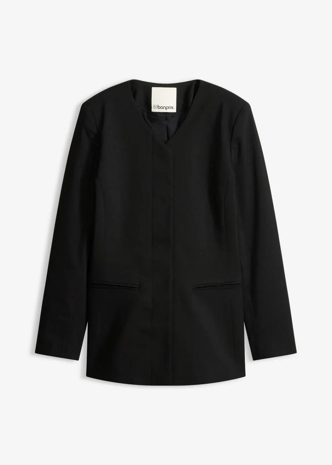 bonprix Bekleidung·Basics|Blazer^Stretch Blazer aus Bengalin schwarz