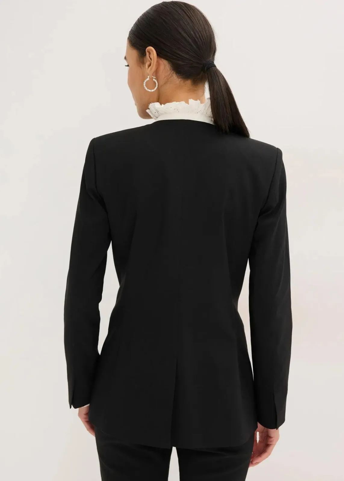 bonprix Bekleidung·Basics|Blazer^Stretch Blazer aus Bengalin schwarz