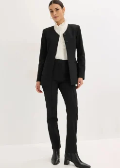 bonprix Bekleidung·Basics|Blazer^Stretch Blazer aus Bengalin schwarz