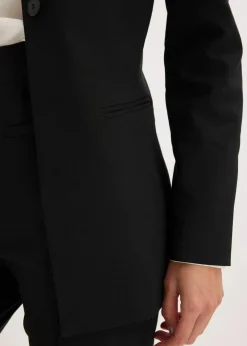 bonprix Bekleidung·Basics|Blazer^Stretch Blazer aus Bengalin schwarz