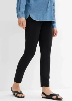 bonprix Bekleidung·Blazer|Umstandsmode^Stretch- Umstandshose mit schmal zulaufendem Bein schwarz