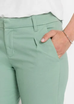bonprix Hosen|Shorts^Stretch-Bermuda pastellgrün