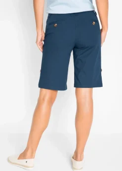 bonprix Bekleidung·Outdoorbekleidung|Bekleidung·Kleider^Stretch-Bermuda dunkelblau