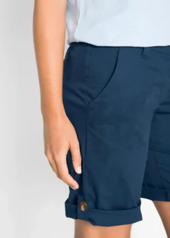 bonprix Bekleidung·Outdoorbekleidung|Bekleidung·Kleider^Stretch-Bermuda dunkelblau