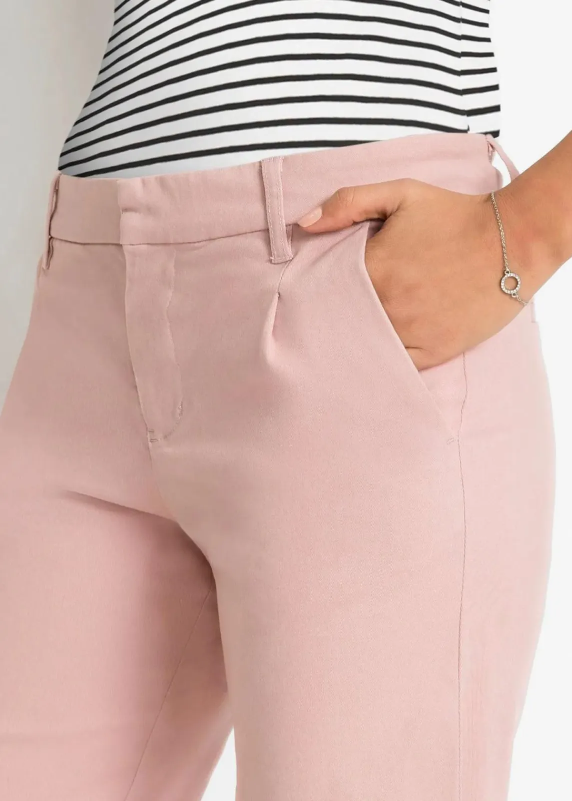 bonprix Hosen|Shorts^Stretch-Bermuda altrosa