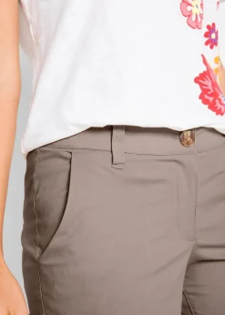 bonprix Hosen|Shorts^Stretch-Bermuda taupe