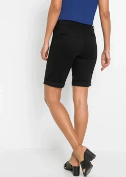bonprix Bekleidung·Outdoorbekleidung|Bekleidung·Kleider^Stretch-Bermuda schwarz