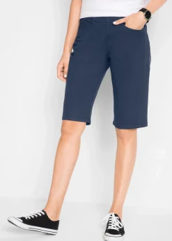 bonprix Shorts|Bekleidung·Outdoorbekleidung^Stretch-Bermuda (2er Pack) dunkelblau + hellblau denim