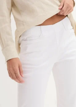 bonprix Shorts|Bekleidung·Outdoorbekleidung^Stretch-Bermuda (2er Pack) weiß + blue bleached