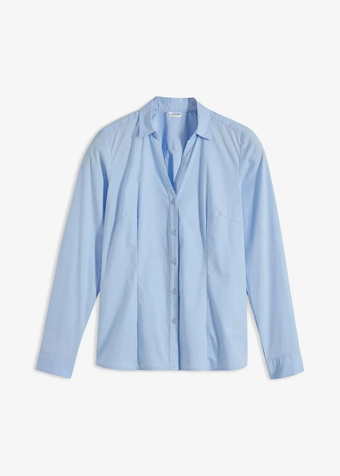 bonprix Blusen & Tuniken|Bekleidung·Jacken & Mäntel^Stretch-Bluse perlblau