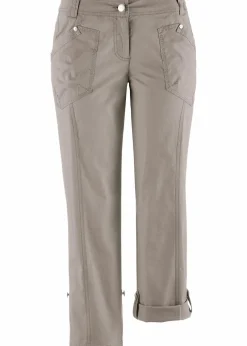 bonprix Bekleidung·Kleider|Hosen^Stretch-Cargo-Hose, 3/4-Länge naturstein