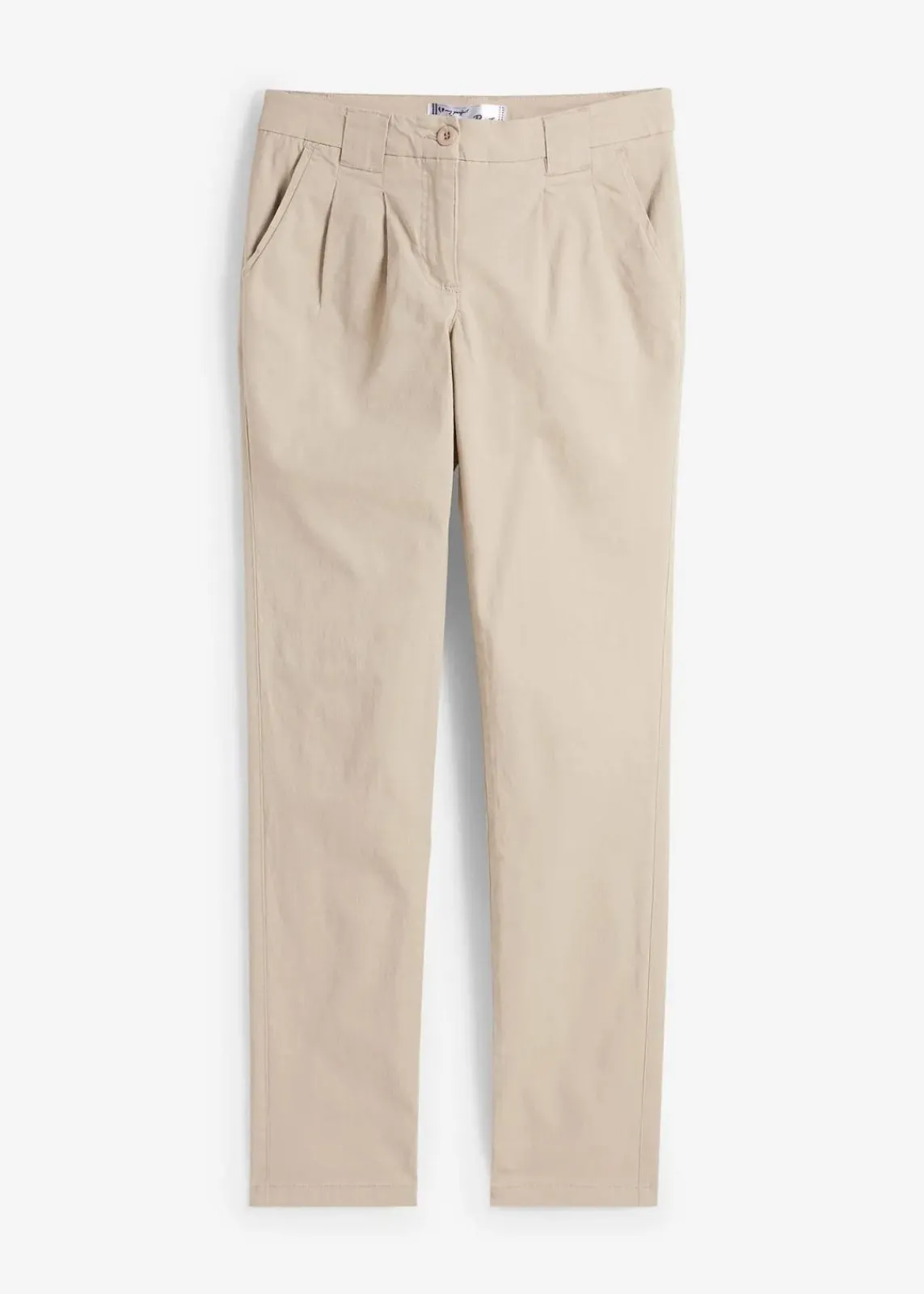 bonprix Kurzgrößen|Hosen^Stretch-Chinohose sand