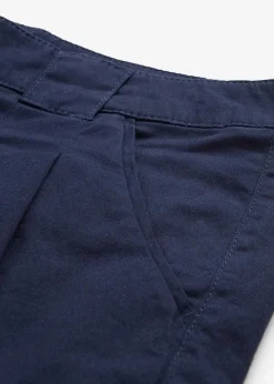 bonprix Kurzgrößen|Hosen^Stretch-Chinohose dunkelblau