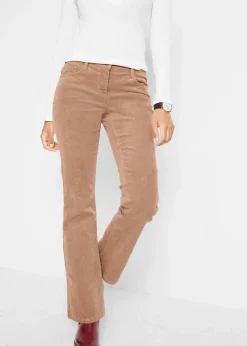 bonprix Hosen|Bekleidung·Kleider^Stretch-Cordhose, Bootcut camel