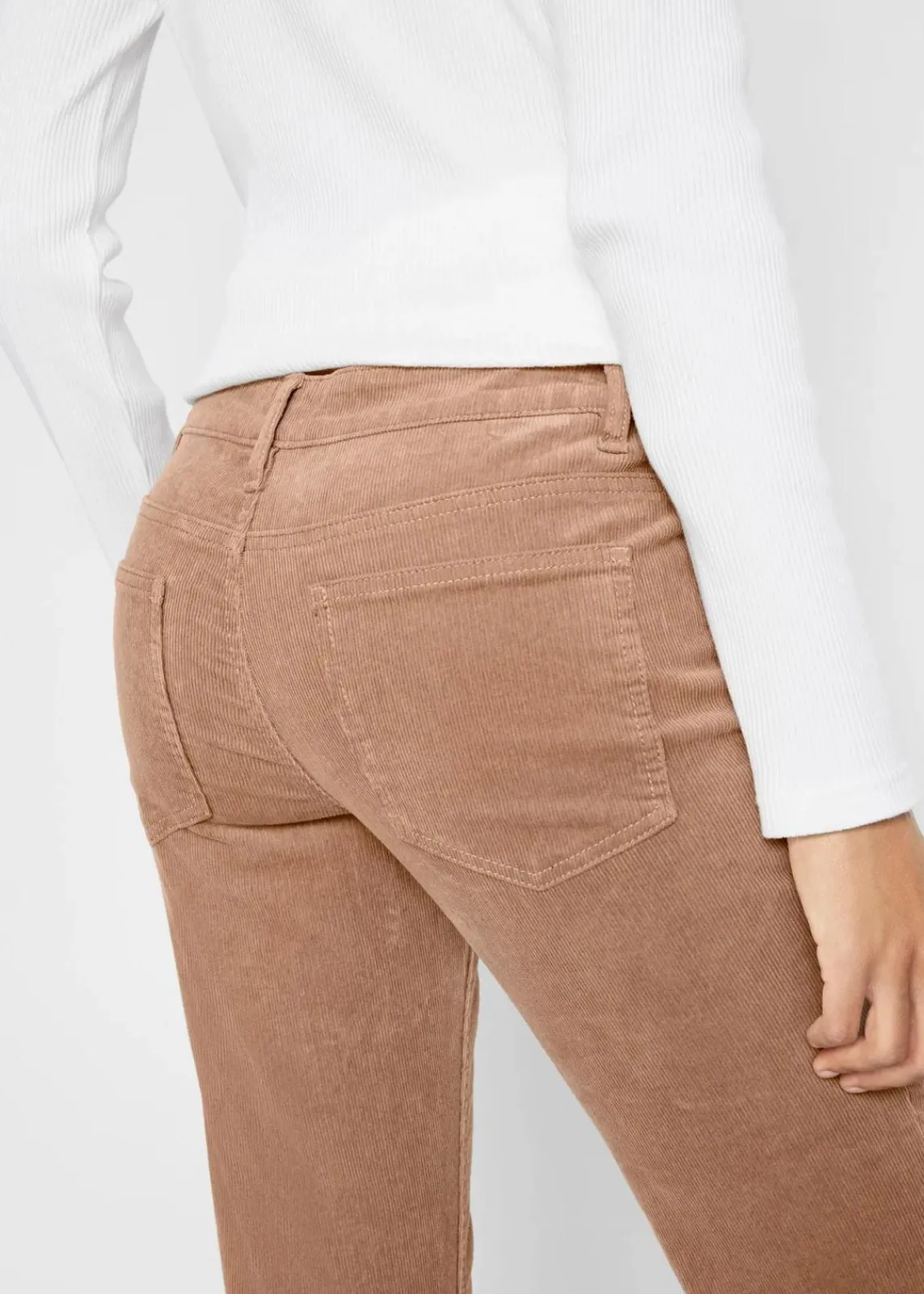 bonprix Hosen|Bekleidung·Kleider^Stretch-Cordhose, Bootcut camel