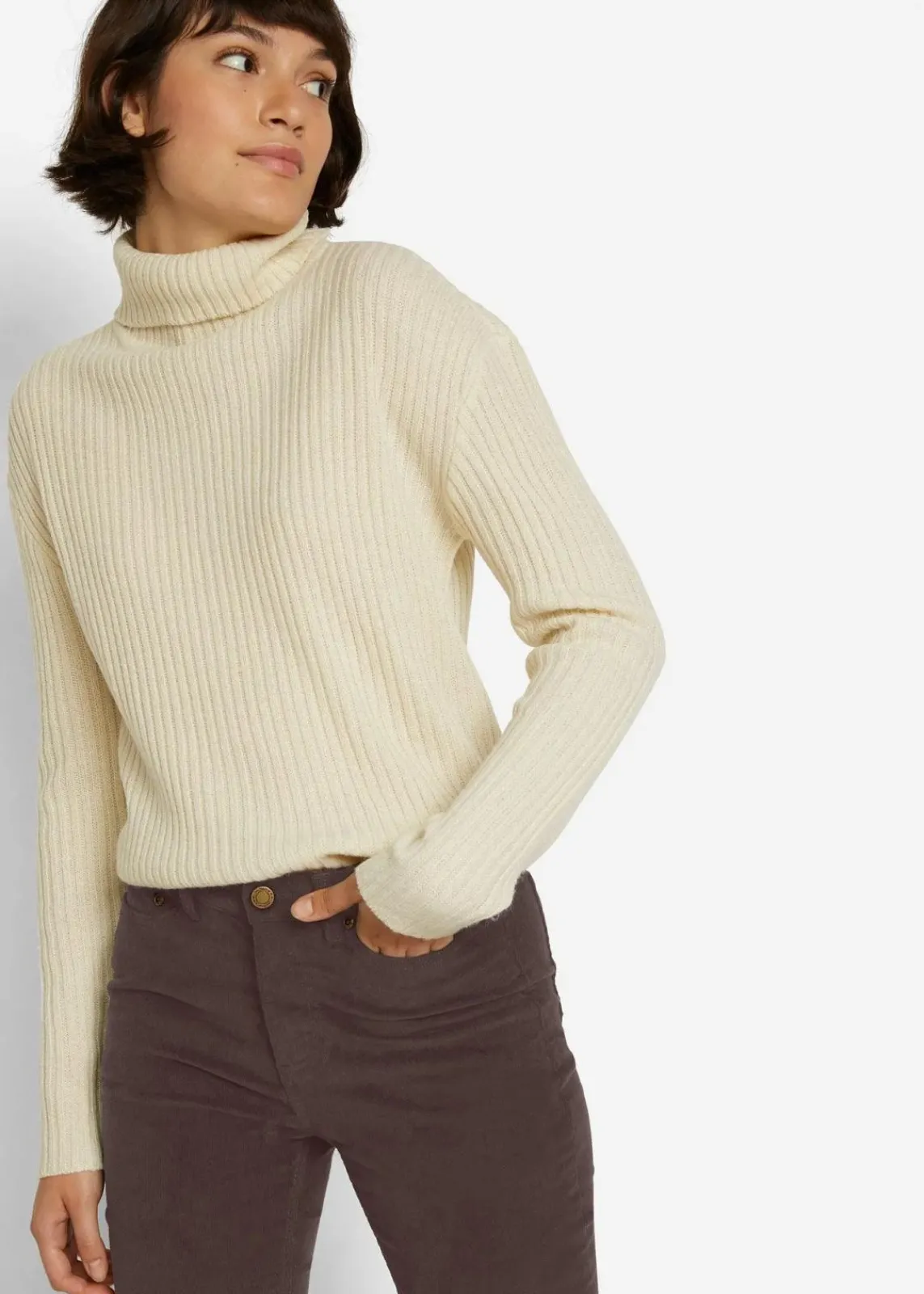 bonprix Hosen|Bekleidung·Kleider^Stretch-Cordhose, Skinny dunkelbraun