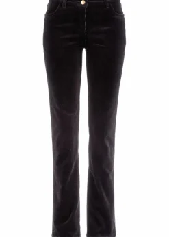 bonprix Bekleidung·Kleider|Hosen^Stretch-Cordhose, Straight schwarz