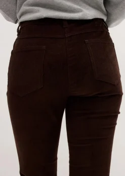 bonprix Hosen|Bekleidung·Kleider^Stretch-Cordhose, Straight dunkelbraun