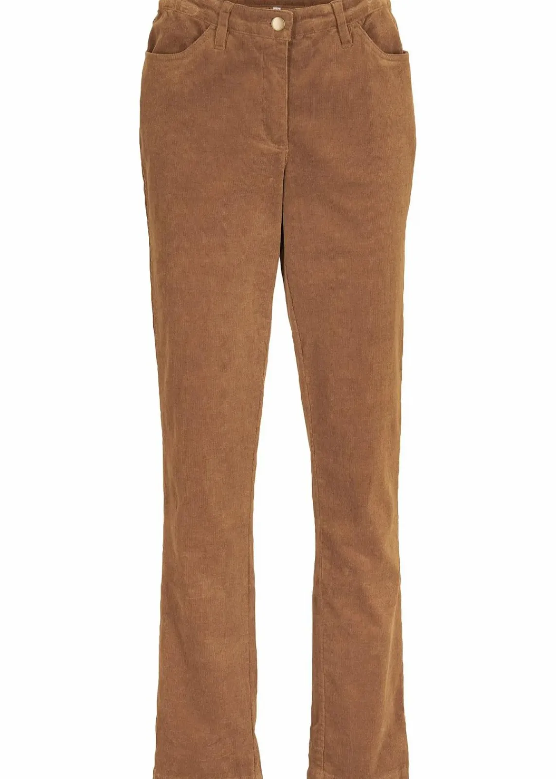 bonprix Hosen|Bekleidung·Kleider^Stretch-Cordhose, Straight cognac braun