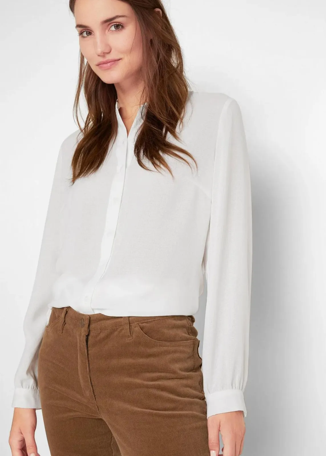 bonprix Hosen|Bekleidung·Kleider^Stretch-Cordhose, Straight cognac braun
