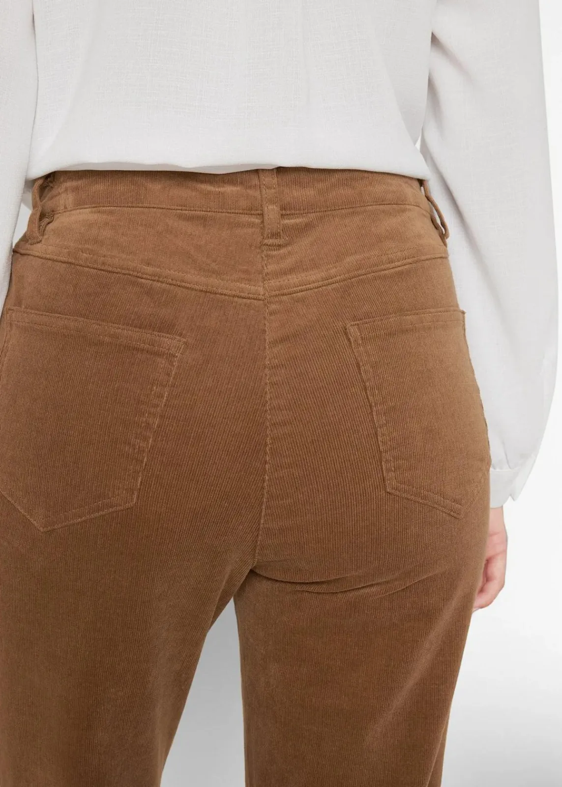 bonprix Hosen|Bekleidung·Kleider^Stretch-Cordhose, Straight cognac braun