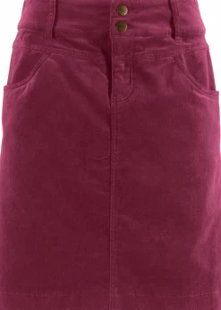 bonprix Röcke|Bekleidung·Sportbekleidung^Stretch-Cordrock rhododendronrot