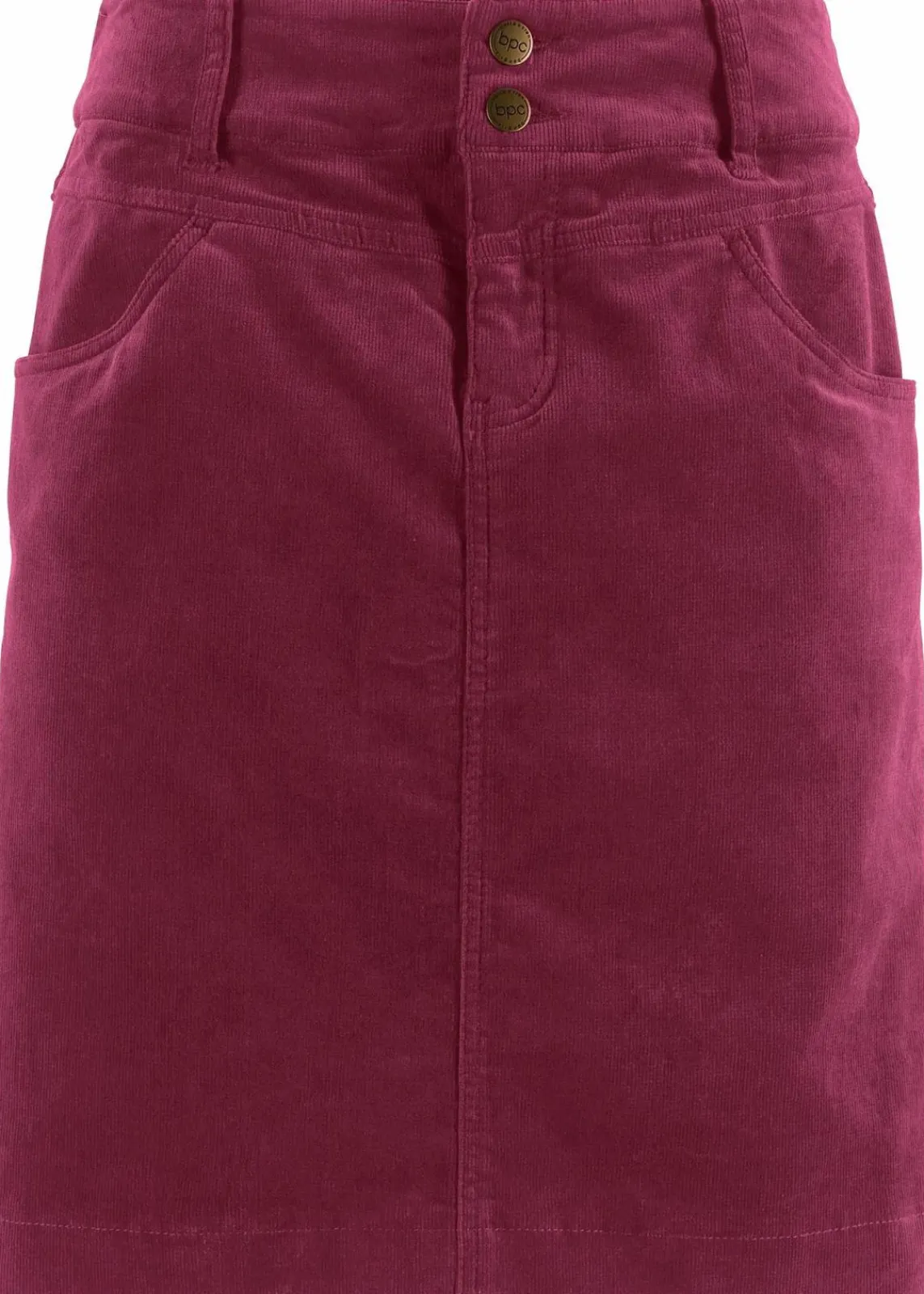 bonprix Röcke|Bekleidung·Sportbekleidung^Stretch-Cordrock rhododendronrot