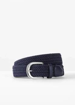 bonprix Accessoires|Gürtel^Stretchgürtel in Flechtoptik dunkelblau