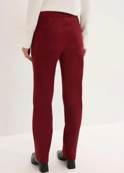 bonprix Kurzgrößen|Bekleidung·Kleider^Stretch-Hose rubinrot