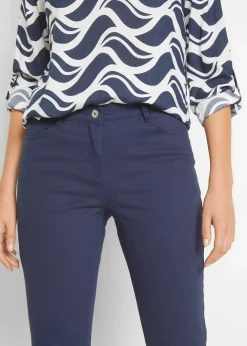 bonprix Hosen|Bekleidung·Kleider^7/8-Stretchhose dunkelblau