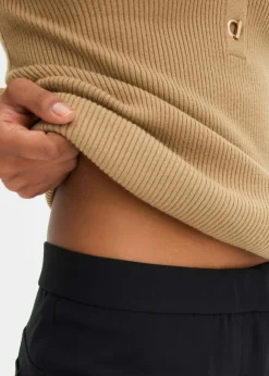 bonprix Hosen|Kurzgrößen^Stretch-Hose schwarz